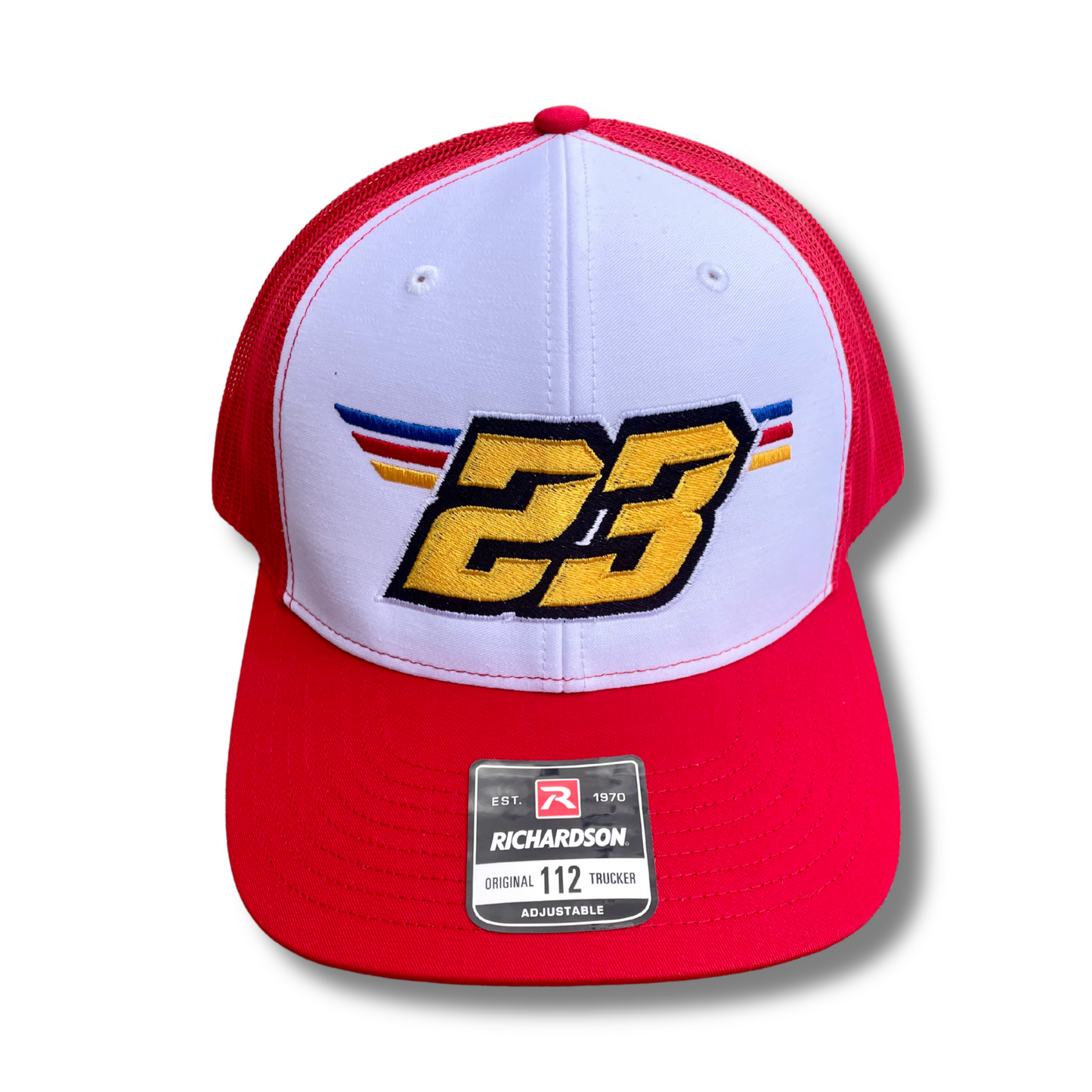 "23" | Richardson Snapback (RED & WHITE)