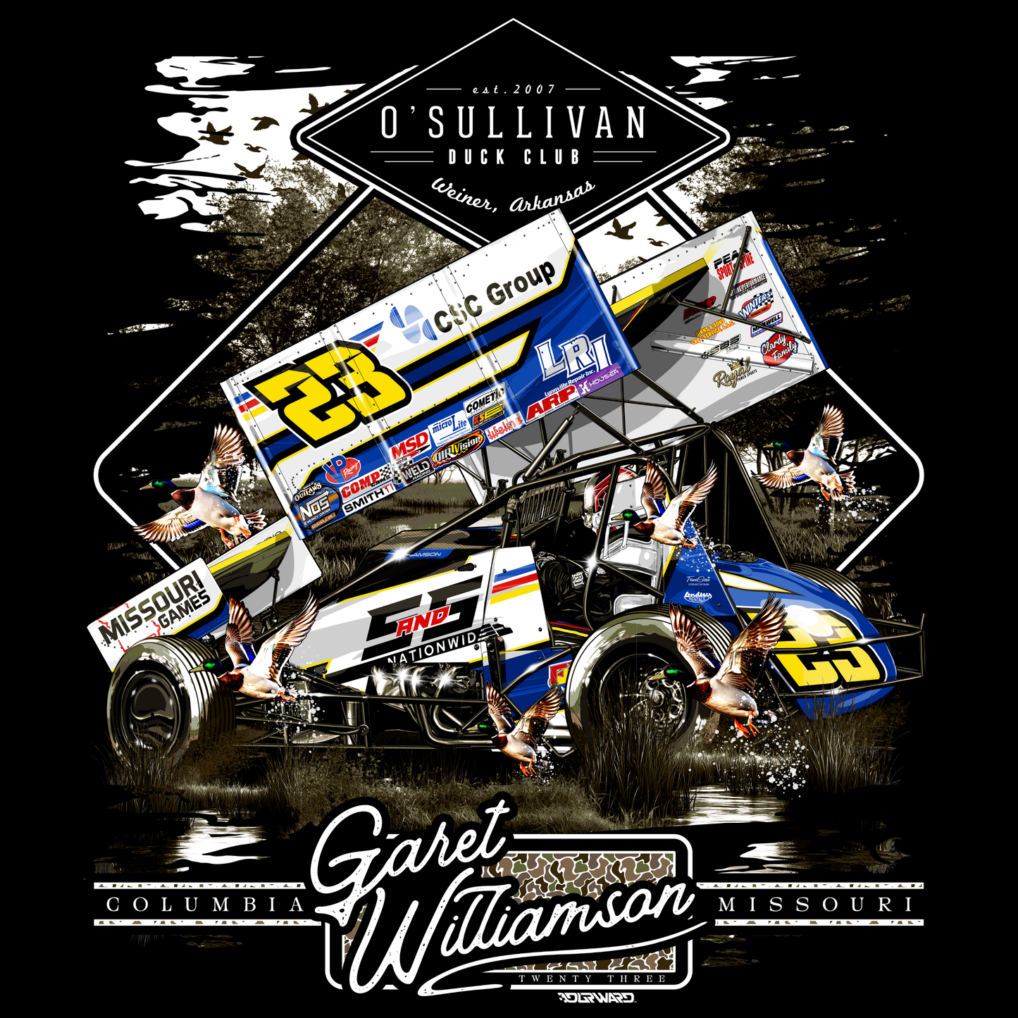 O'Sullivan Duck Club | Youth T-Shirt (BLACK)