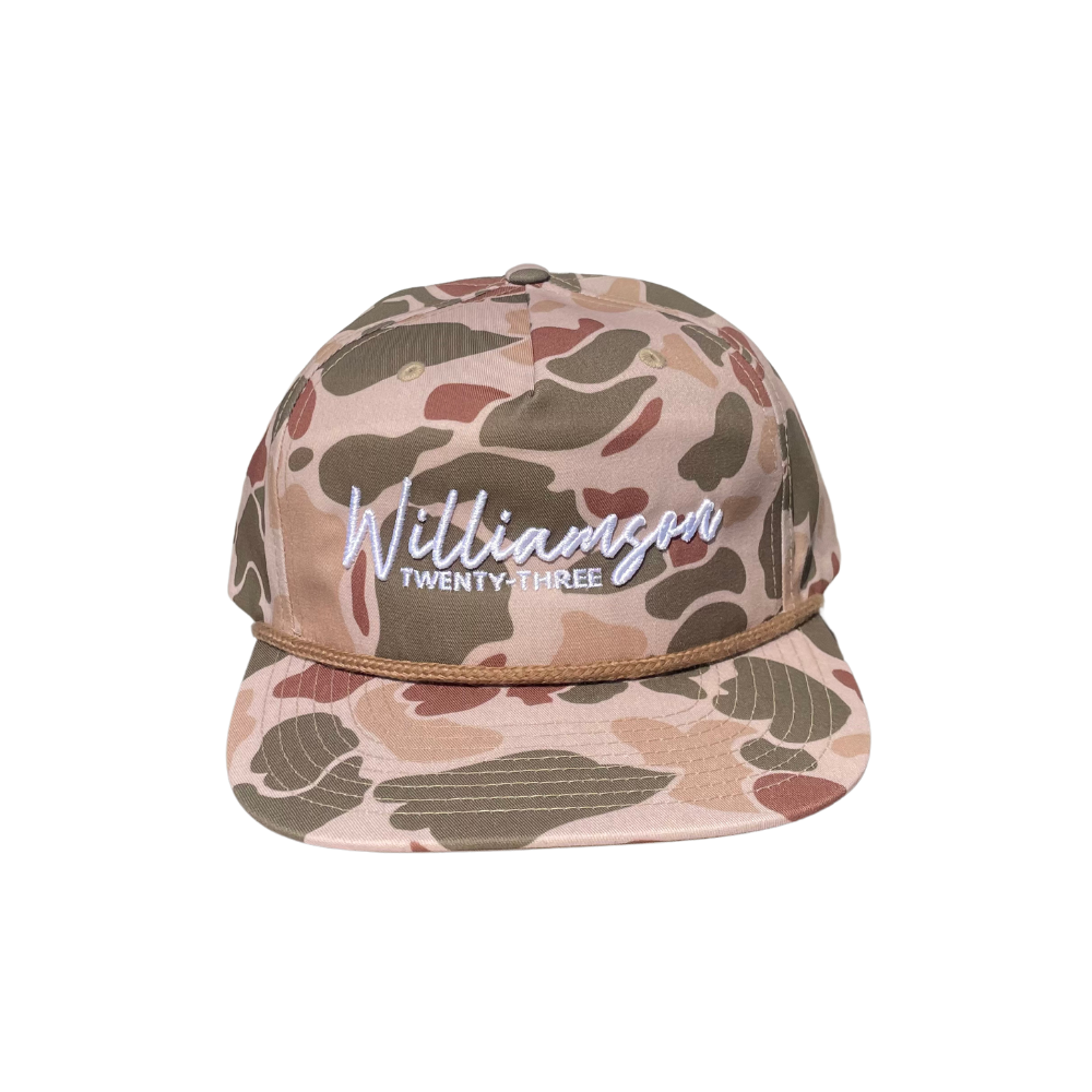 "WILLIAMSON" | Richardson 256P Rope Snapback (CAMO)