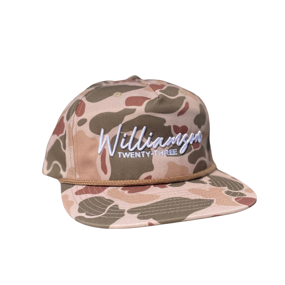"WILLIAMSON" | Richardson 256P Rope Snapback (CAMO)