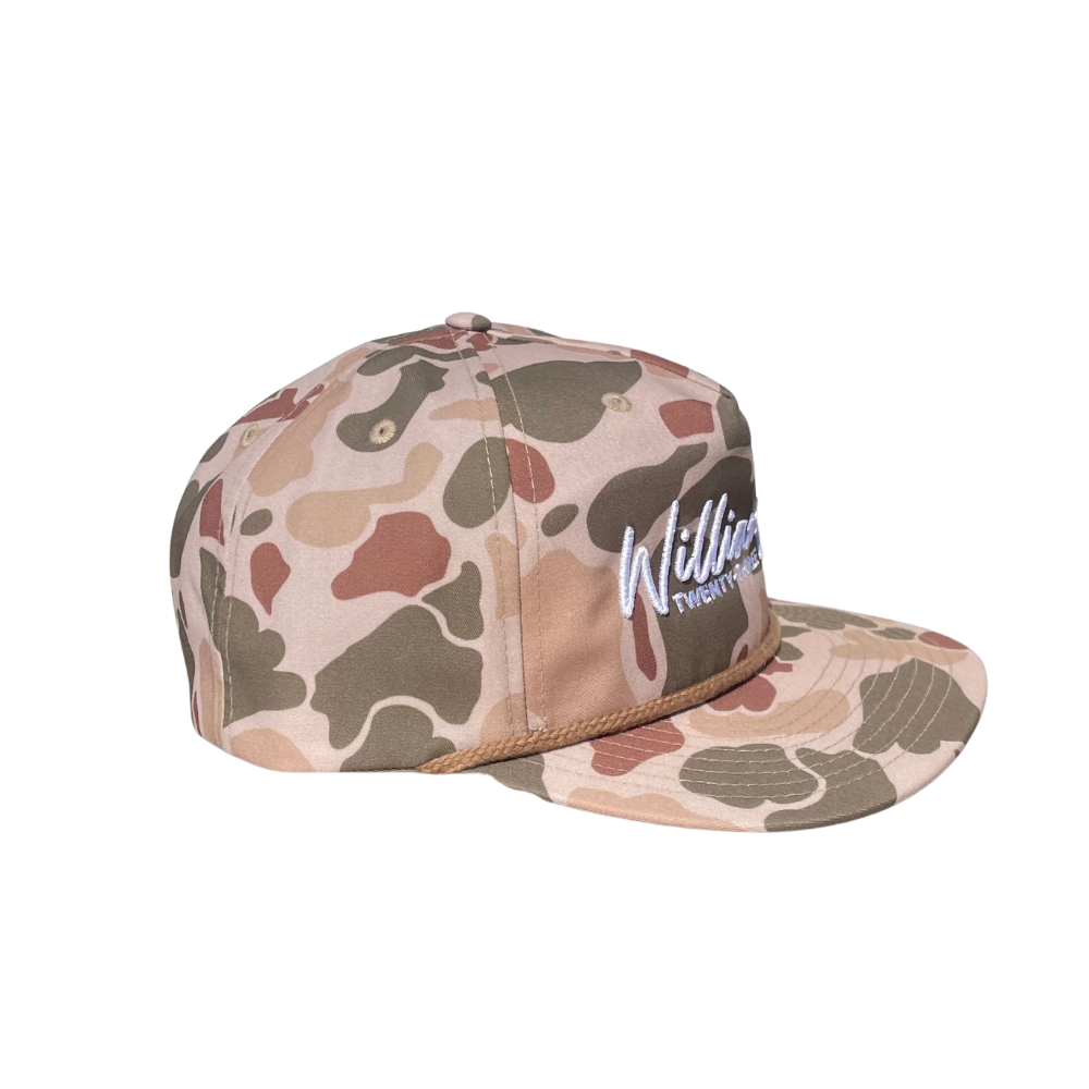 "WILLIAMSON" | Richardson 256P Rope Snapback (CAMO)