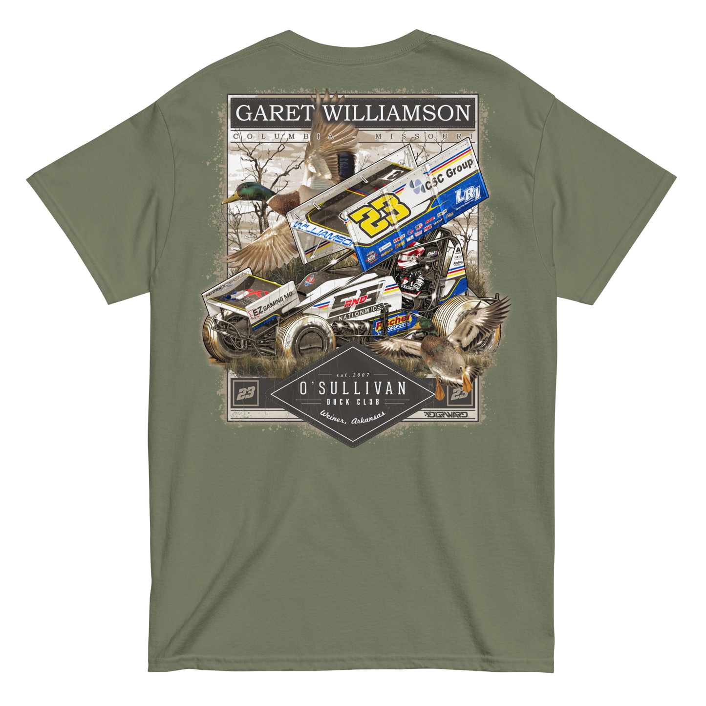 O'Sullivan Duck Club | T-Shirt (MILITARY GREEN)