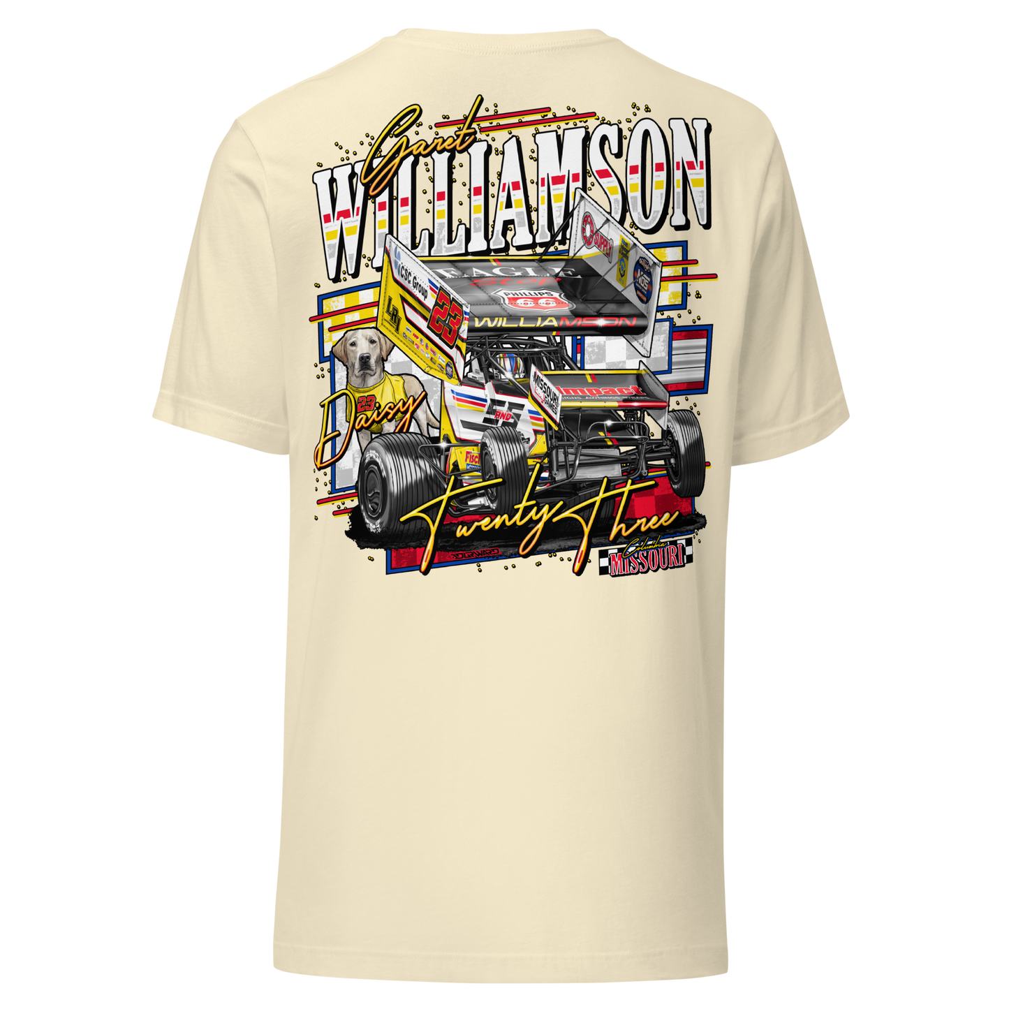 2025 Nationals | Mustache & Daisy Collection | T-Shirt (CREAM)