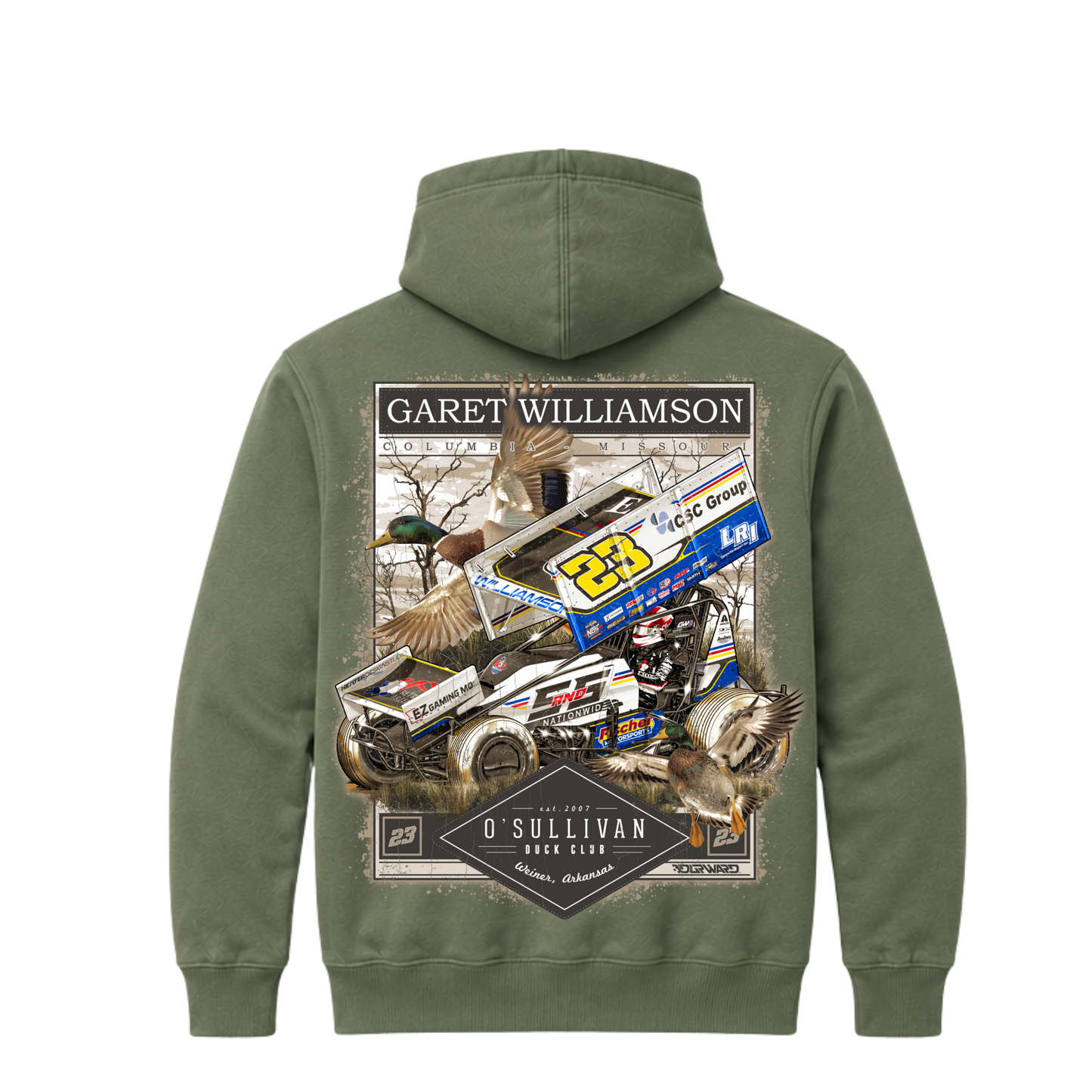 O'Sullivan Duck Club | Hoodie (MILITARY GREEN)