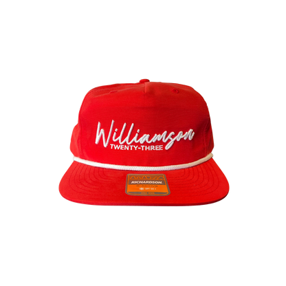 "WILLIAMSON" |  Richardson Umpqua Snapback Cap (RED)