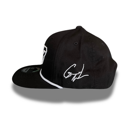 Garet Williamson #23 Flat Bill Snapback Hat (BLACK)