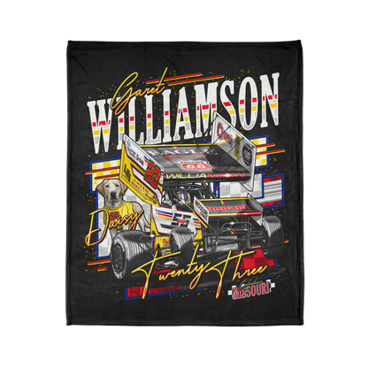 2025 Nationals | Mustache & Daisy Collection | Soft Polyester Fleece Blanket