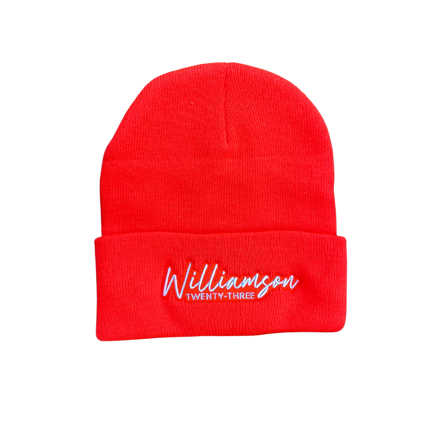 WILLIAMSON | Sportsman Solid Cuffed Beanie (HUNTER ORANGE)