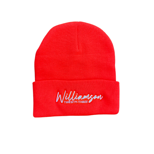 WILLIAMSON | Sportsman Solid Cuffed Beanie (HUNTER ORANGE)