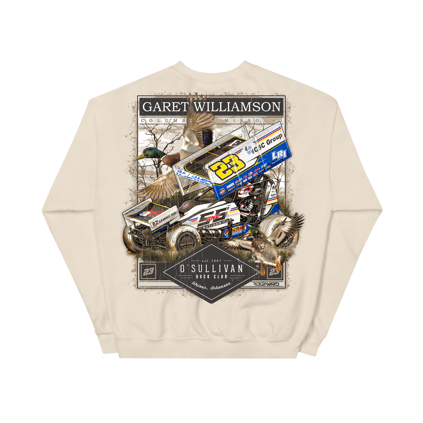 PRE-ORDER | O'Sullivan Duck Club Crewneck (CREAM)
