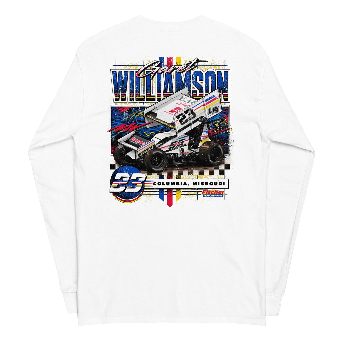 GW Striped Long Sleeve Tee (WHITE)