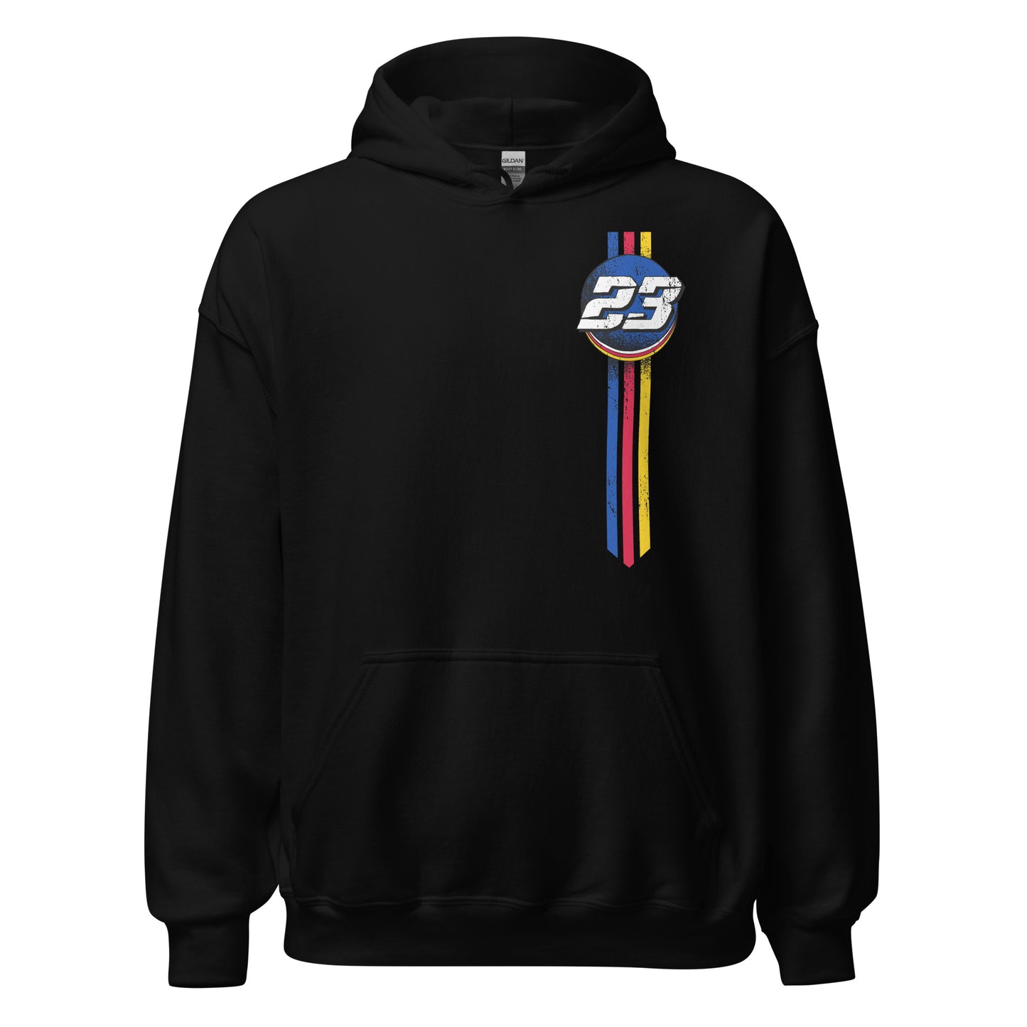 GW Striped Hoodie (BLACK)