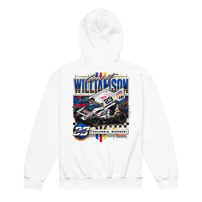 Youth GW Striped Hoodie (WHITE)