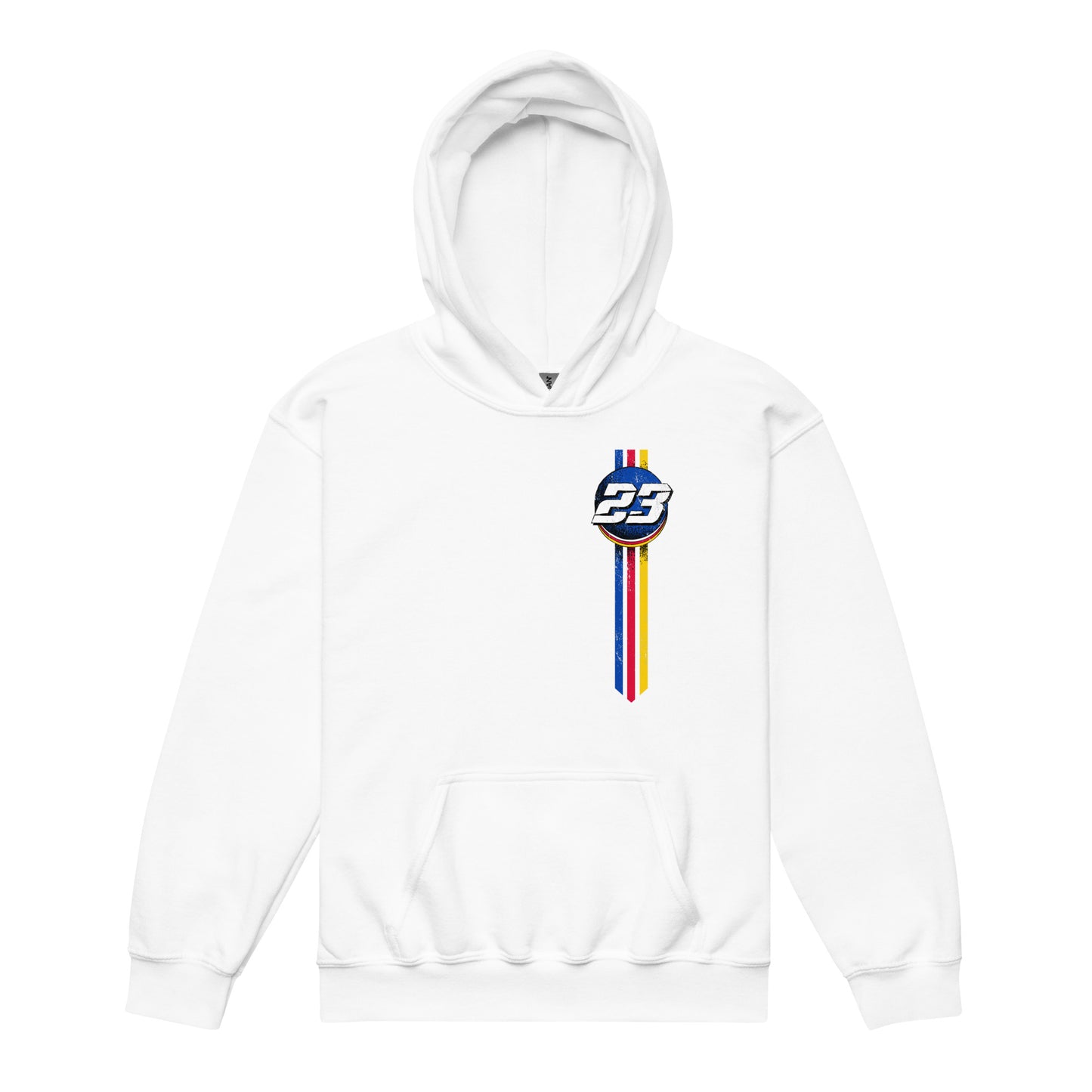 Youth GW Striped Hoodie (WHITE)