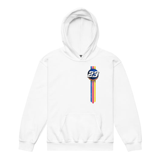 Youth GW Striped Hoodie (WHITE)